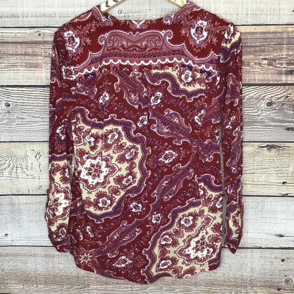 Anthropologie TINY Long Sleeve Top Sm Sequins - Picture 3 of 3